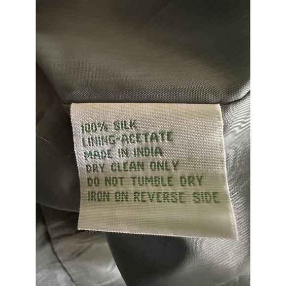 Anthropologie Lil SILK Sequined Glimmering Y2K Magnolia Cocktail Dress Size 8 - Picture 6 of 7